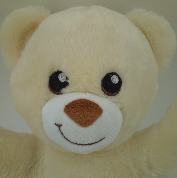 Build-A-Bear Lil Caramel Club Bonus Cream Red Paws Plush Bear 2019 - Picture 7 of 7